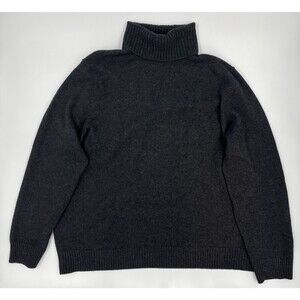 Vince Grey 30% Cashmere 70% Wool Blend Turtleneck Sweater Men Size XXL